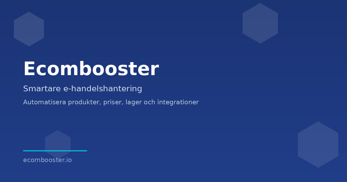 Ecombooster WGT AB logotyp